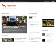 Tablet Screenshot of dogsarena.net